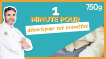 1 min pour décortiquer ses crevettes - 750g