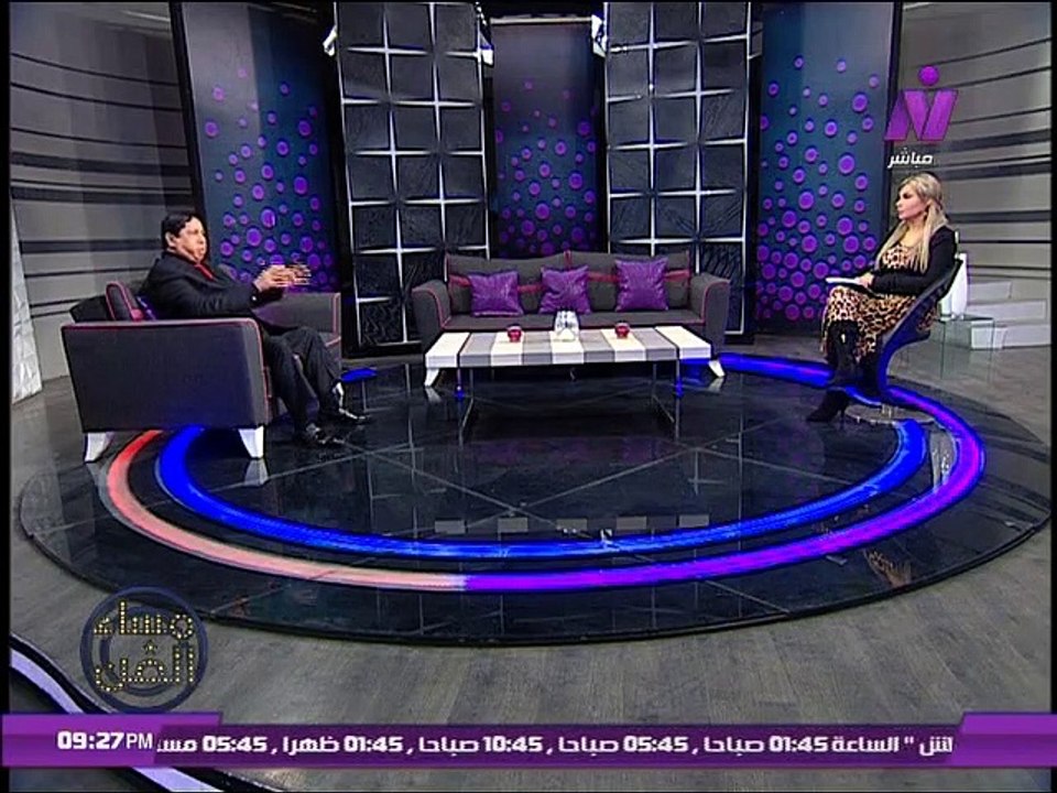 الماكيير السينمائى المصرى العالمى محمد عشوب فى مساء الفن