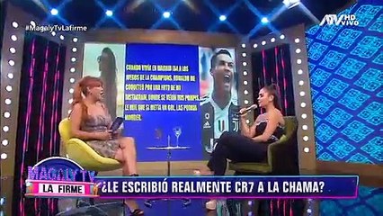 La modelo venezolana Alexandra Méndez enseña los whatsapps íntimos con Cristiano