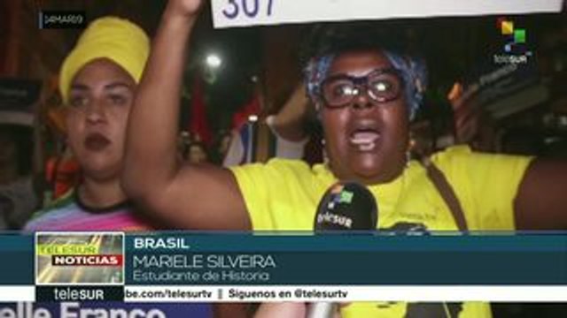 Brasileñas toman las calles para exigir justicia para Marielle Franco