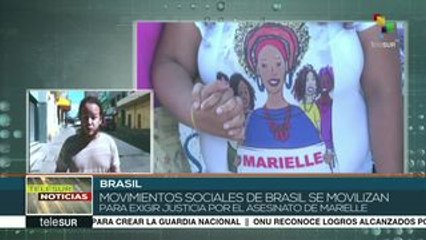 Download Video: Mujeres brasileñas exigen justicia para Marielle Franco