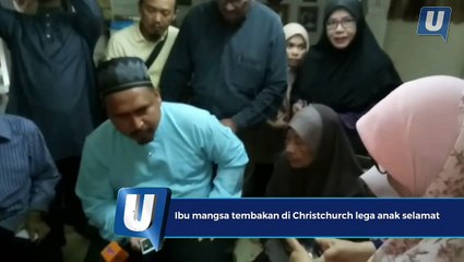 Ibu mangsa tembakan di Christchurch lega anak selamat
