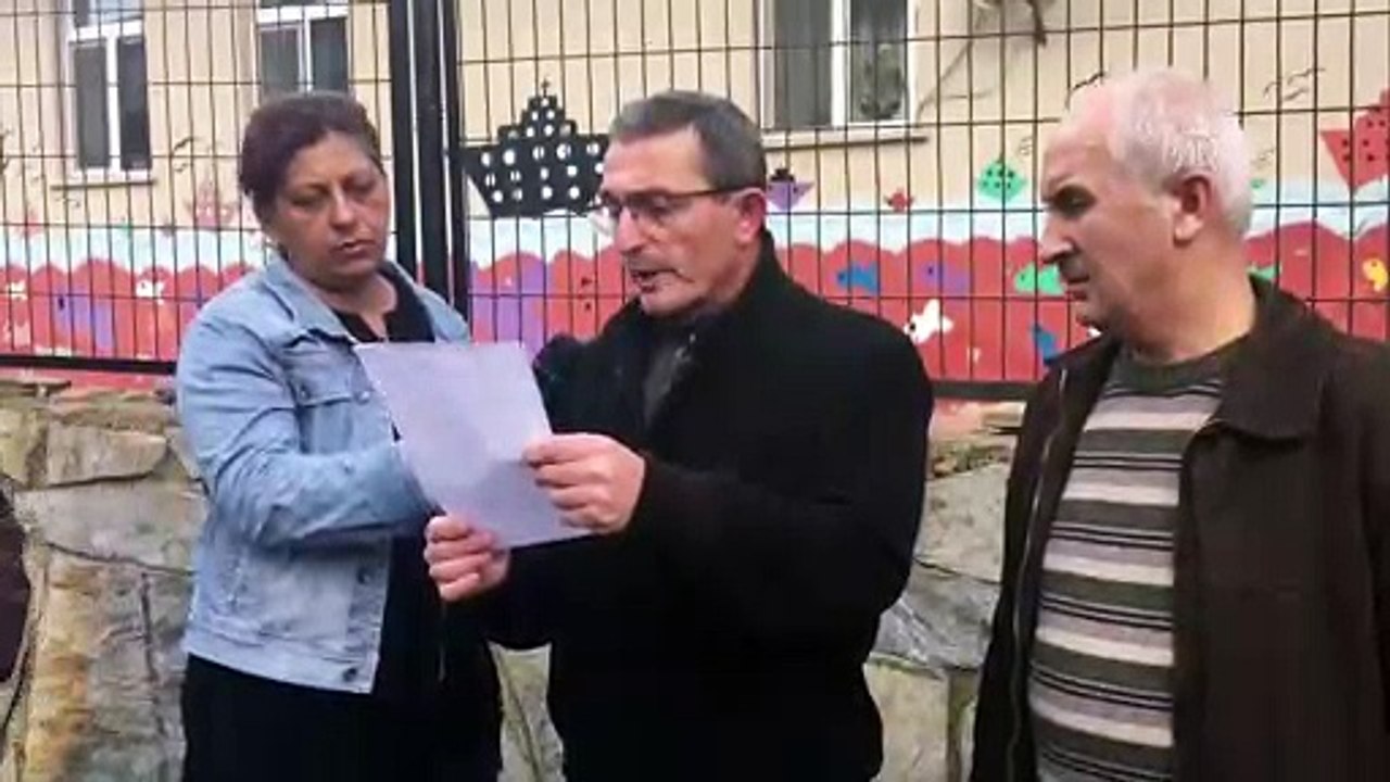 Uskumruköy Mahallesi sakinlerinden okul protestosu - İSTANBUL