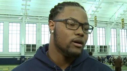 Rashan Gary describes his pro day, team meetings