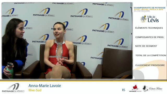 Championnats de patinage STAR/Michel-Proulx 2019 de la section Québec STAR 8 Dames