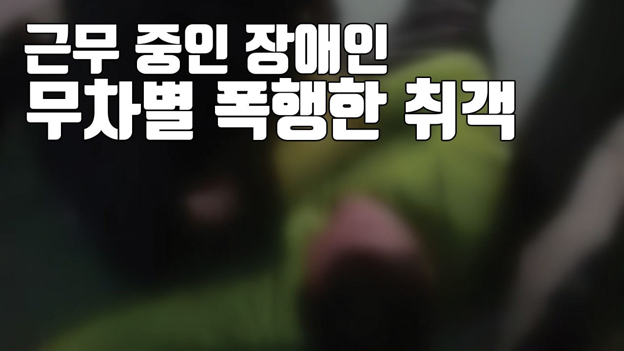 [자막뉴스] "왜 이렇게 설치냐"...술 먹고 장애인 무차별 폭행 / YTN
