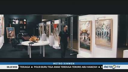 Melihat Pameran Lukisan Karya Hudi Alfa
