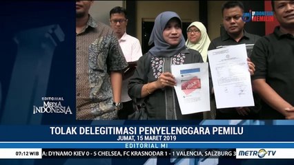 Tolak Delegitimasi Penyelenggara Pemilu