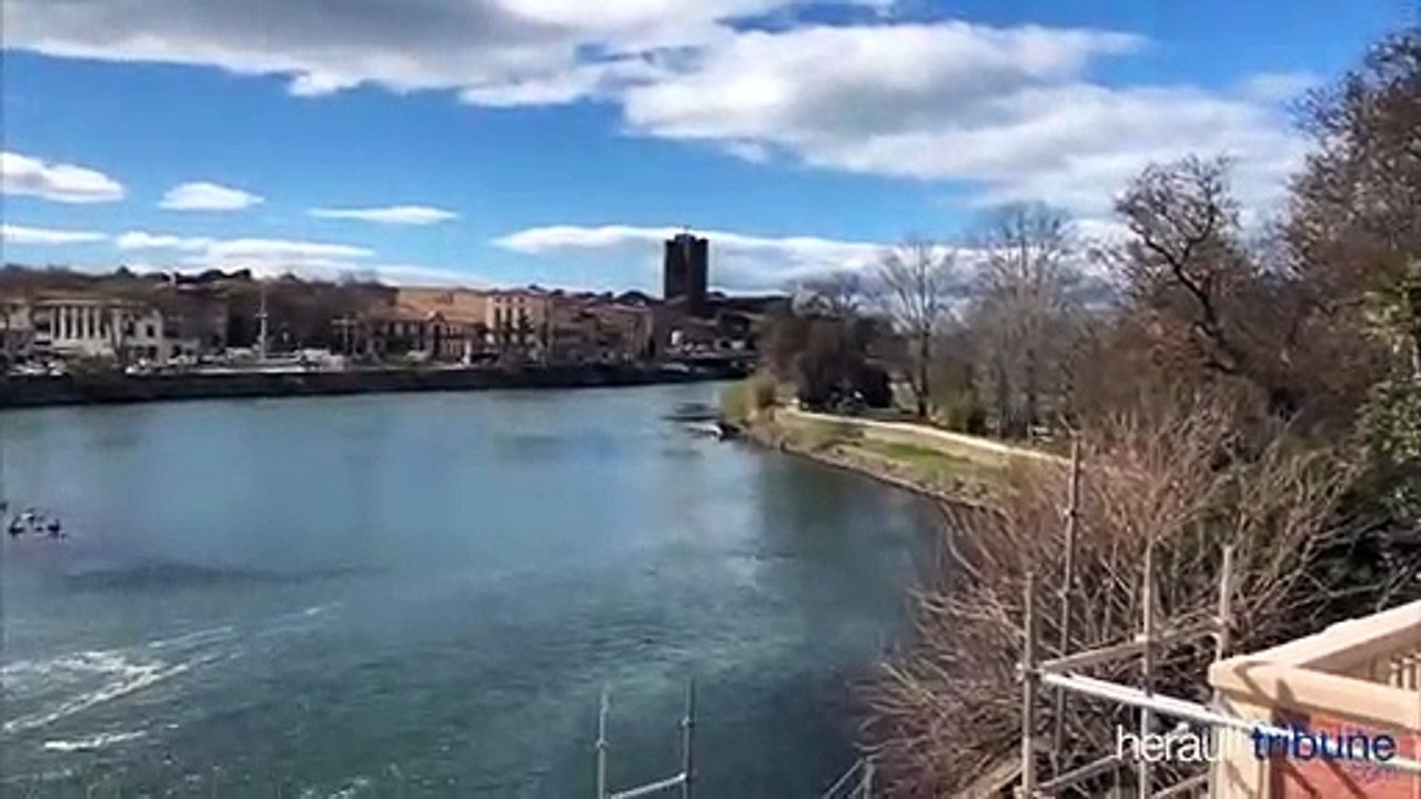 Vue depuis le château Laurens Agde mars 2019