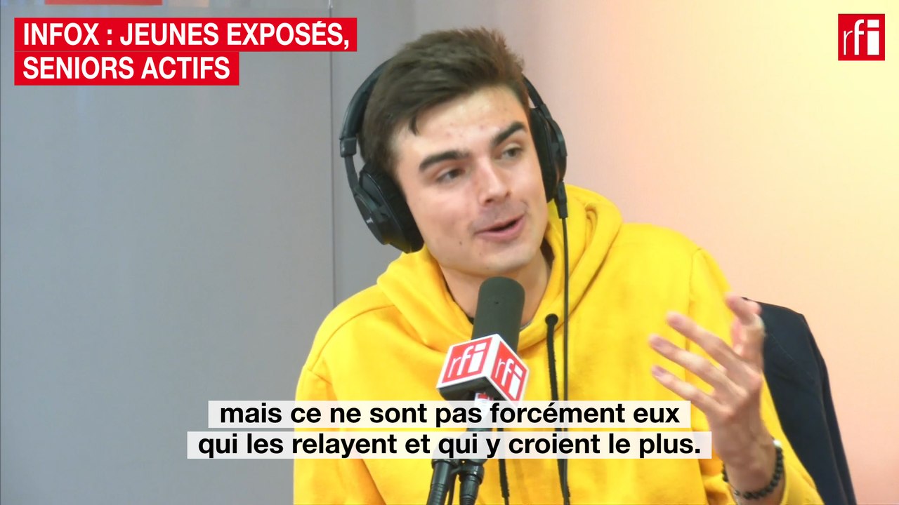 Infox : jeunes exposés, seniors actifs