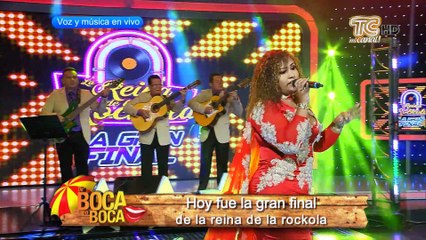 Hoy fue la final de la reina de la rockola