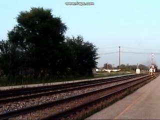 CSX Intermodal Train at Fostoria, OH.