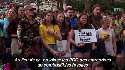 Aux Etats-Unis, des jeunes marchent pour le climat