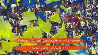 Chivas vs América  EN VIVO ONLINE Liga MX - Jornada 11