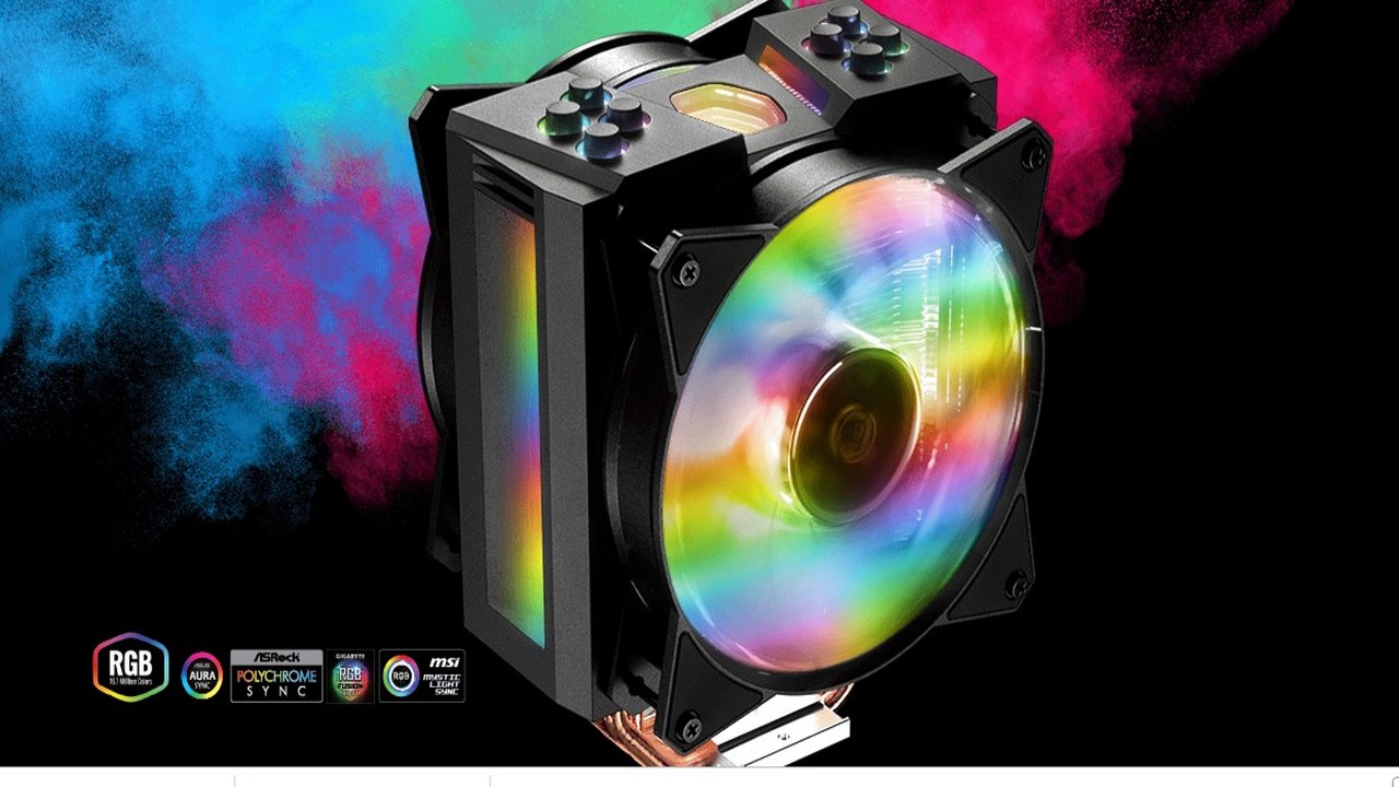 Mid-Range Air CPU Cooler with RGB ! Cooler Master MasterAir MA410M (Hindi)