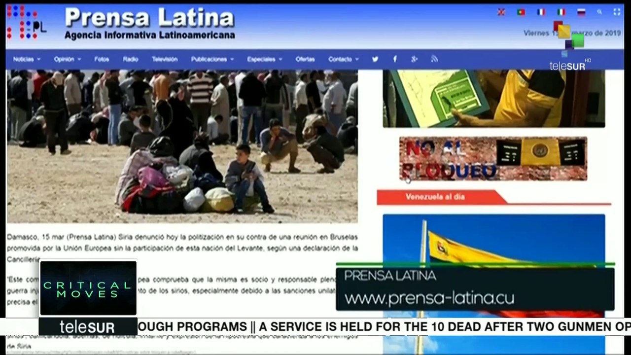 Critical Moves: 8 Years After The War In Syria Started