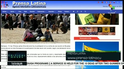 Critical Moves: 8 Years After The War In Syria Started