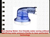 LORDEAR F02094BL Hard Water Filter Water Softener Efficient Filtered Ionized Shower Head