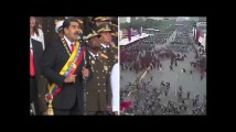 Venezuela: Les images de la panique après l’explosion pendant un discours de Maduro