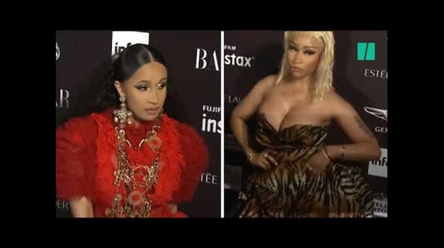 Cardi B et Nicki Minaj en viennent aux mains lors d'une soirée de la Fashion Week de New York