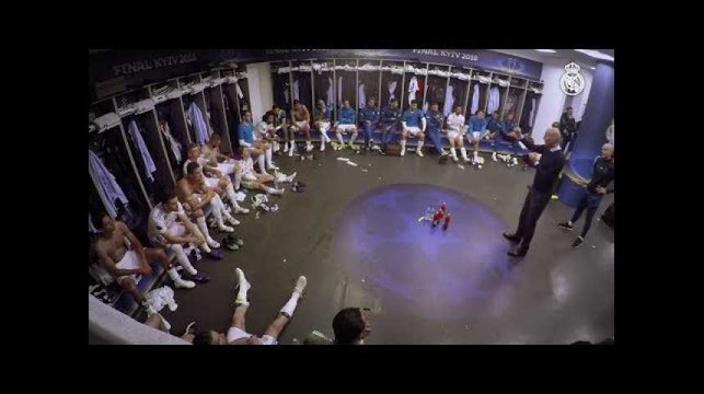 Le discours de Zinedine Zidane au Real Madrid à la mi-temps de la finale de la Ligue des Champions