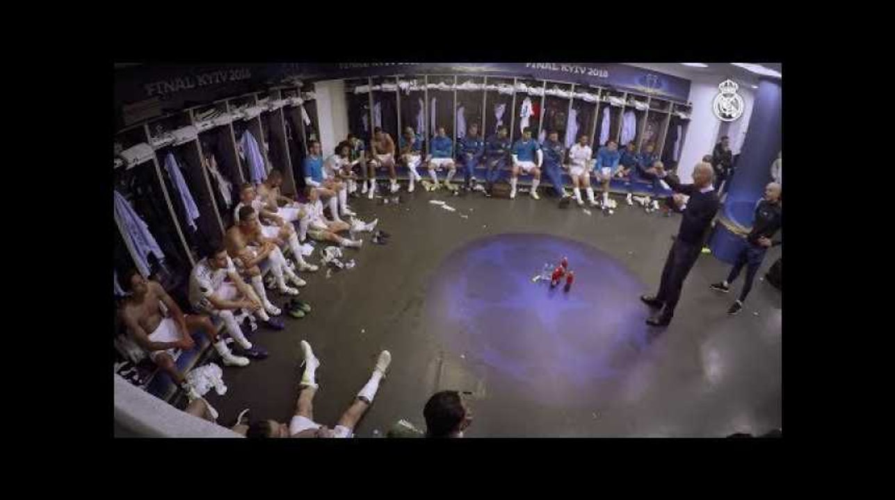 Le discours de Zinedine Zidane au Real Madrid à la mi-temps de la finale de la Ligue des Champions