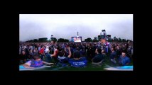 Euro 2016: La Marseillaise de France-Roumanie, dans la fanzone Tour Eiffel, à 360 degrés