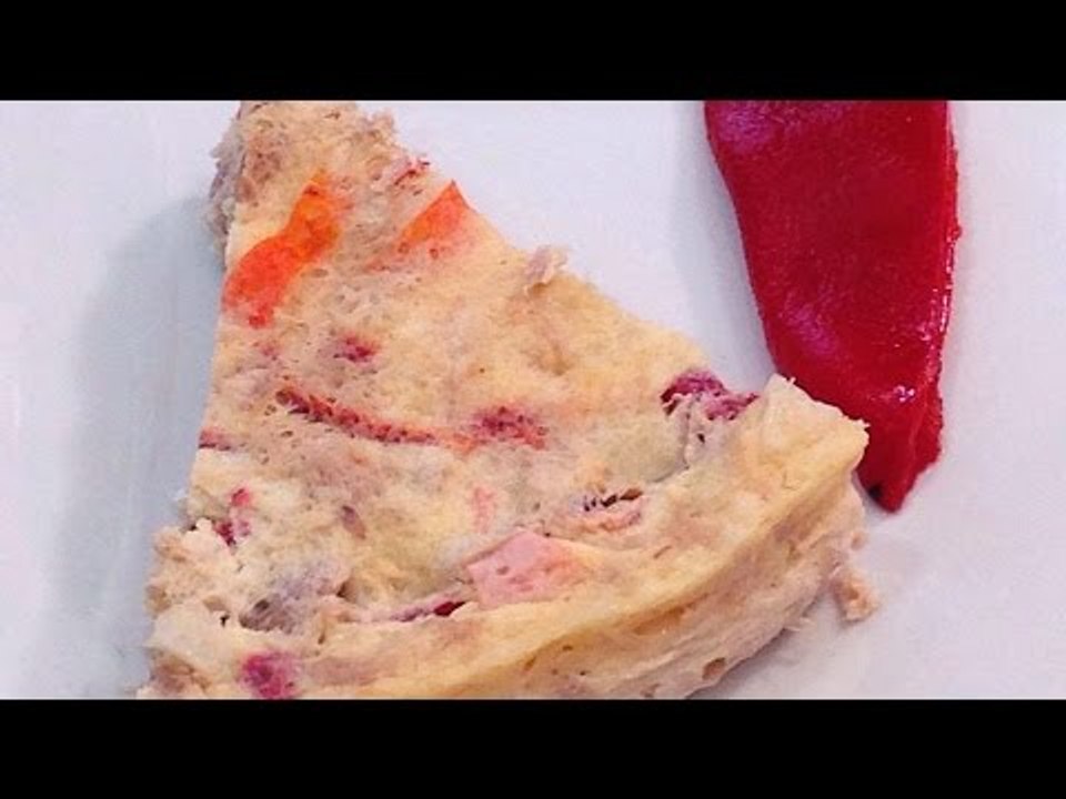 Pastel de atún al microondas | Receta fácil