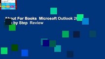 About For Books  Microsoft Outlook 2016 Step by Step  Review