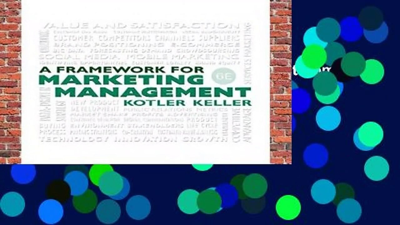 Framework for Marketing Management Complete