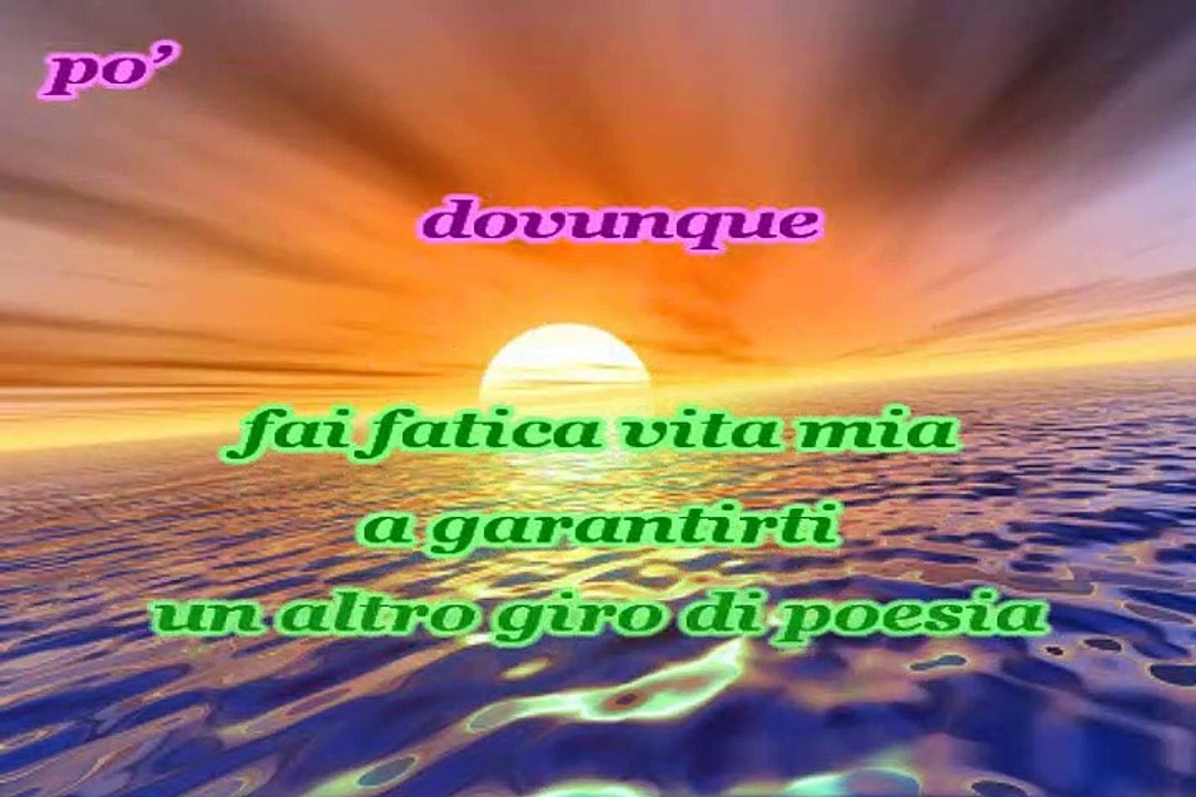 Renato Zero - Via Dei Martiri (karaoke)