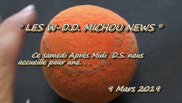 LES W-D.D. MICHOU NEWS - 9 MARS 2019 - PAU - PRÉSENTATION DU JEU DE PAUME AU TRINQUET DU PARC BEAUMONT