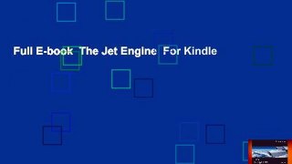 Full E-book  The Jet Engine  For Kindle