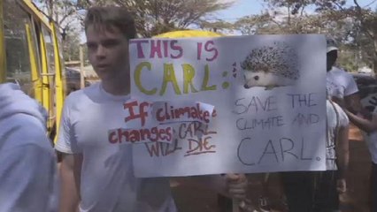 Climat : les étudiants du Kenya réclament une action
