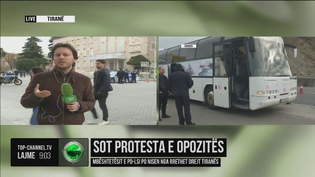 Opozita proteston sërish para kryeministrisë, kërkohet largimi i Ramës - Top Channel - News