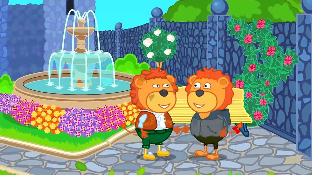 Lion de la Famille Écarlate Voiles de dessin animé pour les Enfants