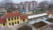Bir ilçenin tarihine bu müze tanıklık edilecek...Tekkeköy Kent Müzesi havadan görüntülendi