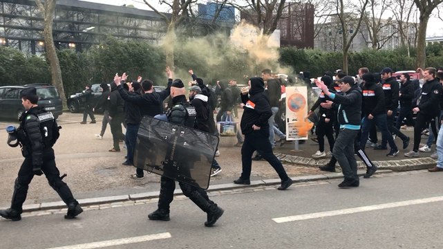 FCL-Brest : l’arrivée des Ultras lorientais au Moustoir