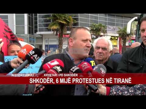 SHKODËR, 6 MIJË PROTESTUES NË TIRANË