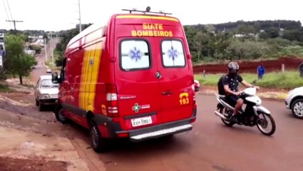 Idosa de 73 anos é socorrida pelo Corpo de Bombeiros