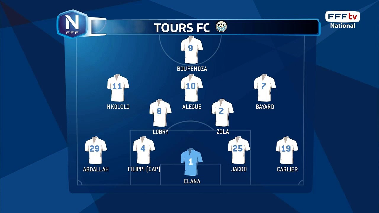 Compositions des deux équipes