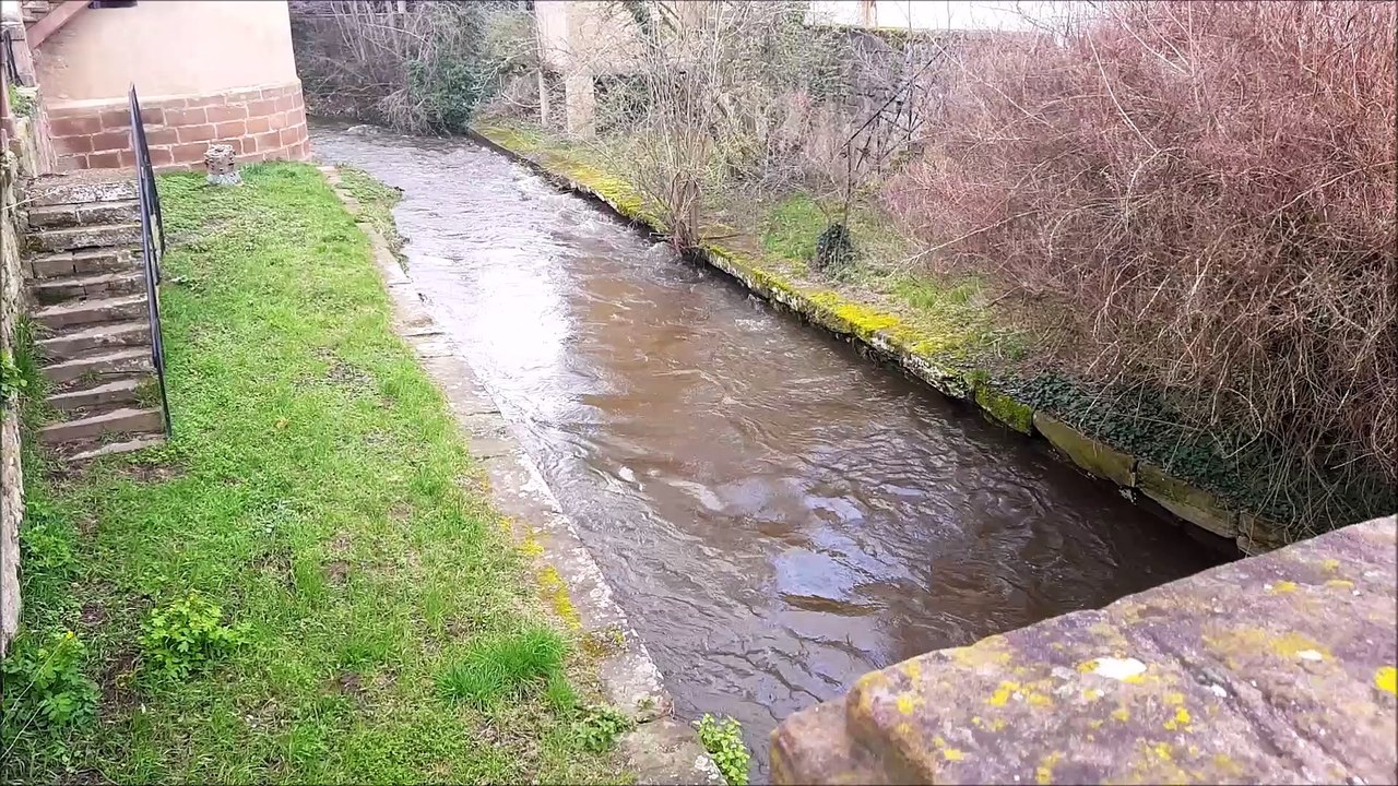 Rivières en crue dans le secteur d'Obernai/Molsheim 16 mars 2019