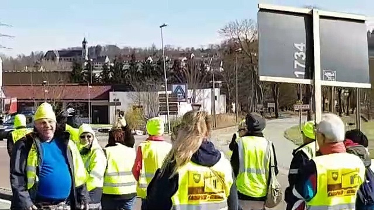 Altkirch : les gilets jaunes du 16 mars