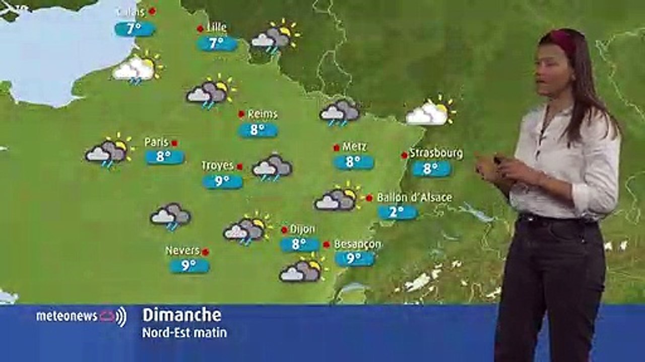La météo de ce dimanche en Lorraine : des giboulées et du vent