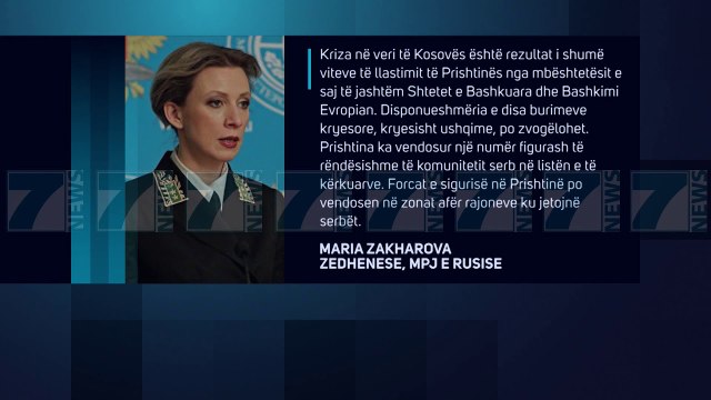 RUSIA AKUZON SHBA DHE BE SE PO MINOJNE PAQEN NE BALLKAN - News, Lajme - Kanali 7