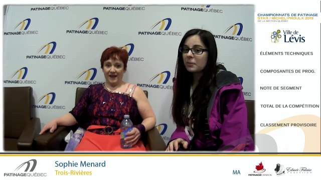 Championnats de patinage STAR/Michel-Proulx 2019 Messieurs STAR 6, 8, 10 - Adulte Dames: Bronze, Argent, Or, Maîtres, Maîtres Élite - Adulte Or Messieurs