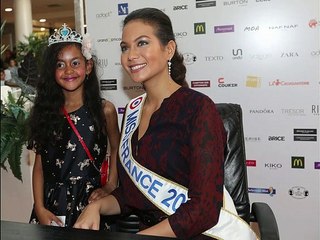 Vaimalama Chaves, Miss France 2019, était en dédicace à Valence