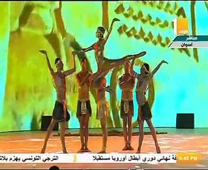 السيسى يشهد عرضًا لـ"باليه فرعونى" ضمن احتفالية ملتقى الشباب