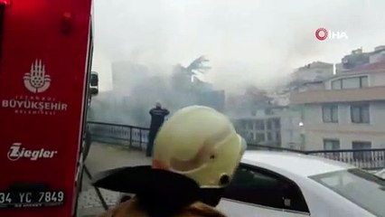 Şişli’de Metruk Binada Yangın