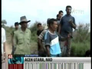 Bom Rakitan Siswa Konflik di Aceh di Ledakkan